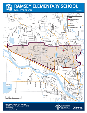 Ramsey enrollment area map 